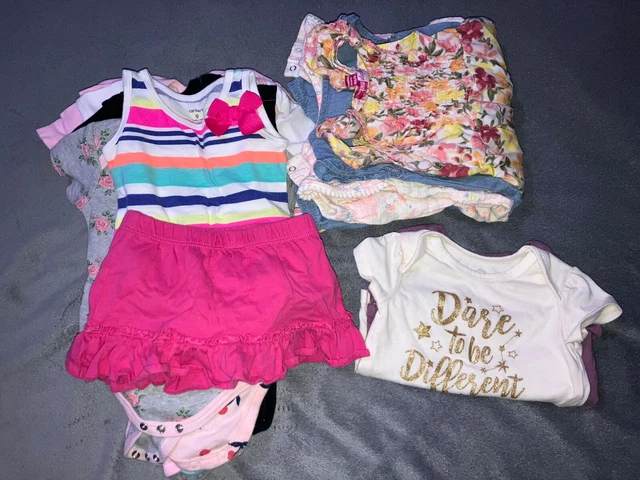Lot/Bundle Misc Infant Baby Girl Spring Summer Clothing 6-9 Month