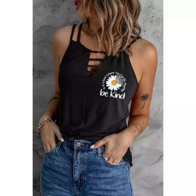 BE KIND Graphic Double-Strap Cami