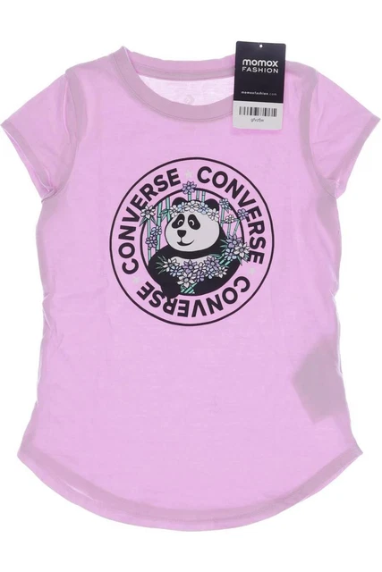 T-shirt ragazza Converse top shirt taglia EU 116 cotone rosa #gfvzfjw