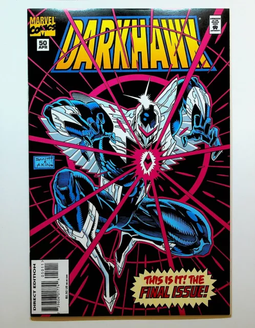 Darkhawk 50 Marvel Comics 1995 Final Issue Low Print Run HTF