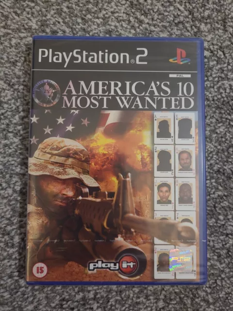 Playstation 2, ps2 Game, new and sealed. Americas 10 most wanted