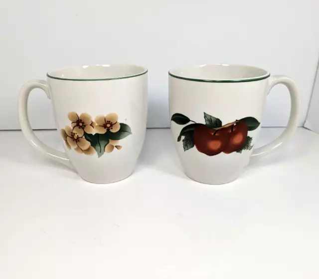Cades Creek Mug Apple Blossom (Set of 2) WSP Stoneware Cup 12 oz