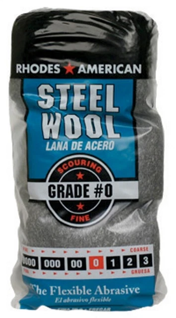 Rhodes American 10121110 Fine Grit Steel Wool Pads 8-3/4 L in. (Pack of 6)