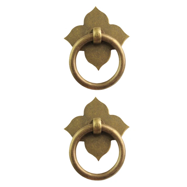 2 Pcs Metal Kitchen Knob Handle Metal Joycon Decorate 3
