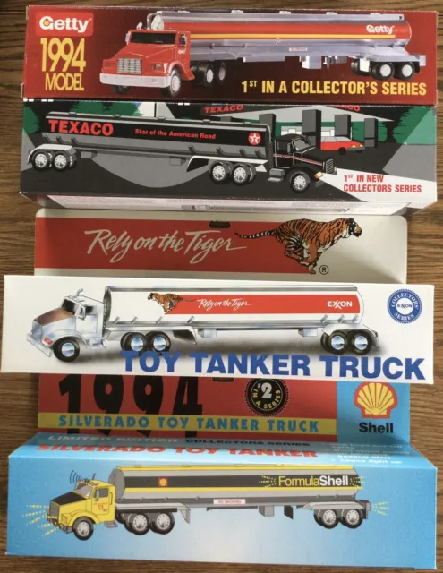 1990’s Vintage (4) Toy Truck Lot NIB