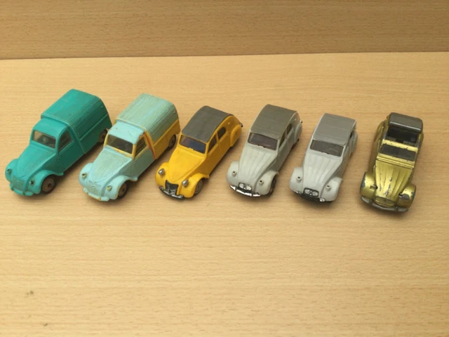 LOT DE 5 VOITURES A RESTAURER - NOREV - 1/43