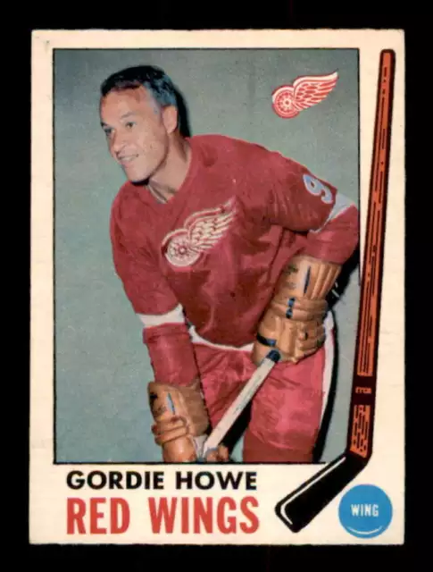 1969-70 O-Pee-Chee #61 Gordie Howe EX+ Red Wings 546177