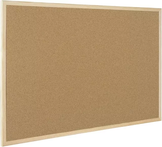 Q-Connect Lightweight Cork Noticeboard 600 x 900 mm FREE SHIP