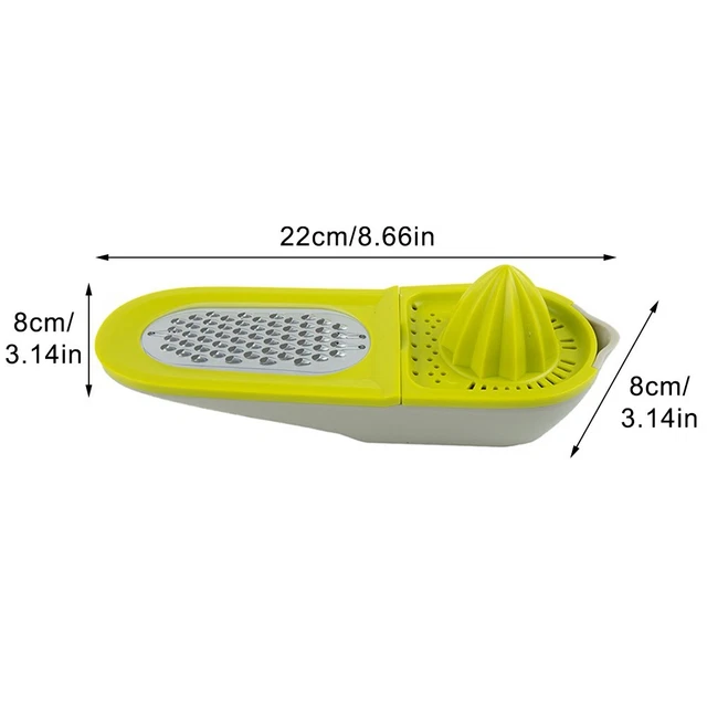 Exprimidor de mano duradero 1 pieza material PP multifuncional de grado alimenticio 22 * 8 * 8 cm