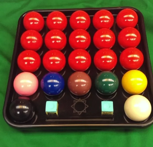 22 Ball Snooker Or Billiard 2 1/16" Ball Tray. Good Strong Black Tray Only