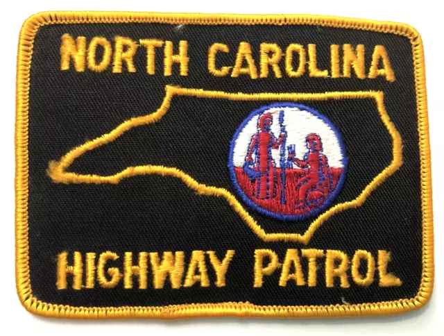 North Carolina  Highway Patrol Police Patch  4 1/2" -older version