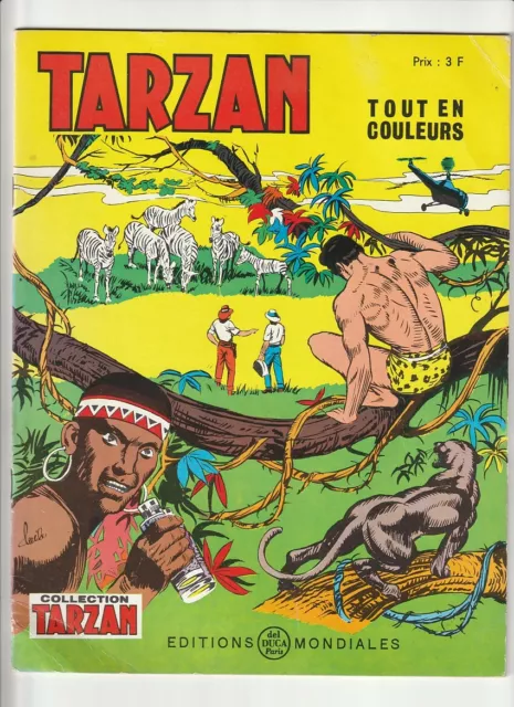 Tarzan Editions Mondiales Del Duca Paris - Edgar Rice Burroughs Bd