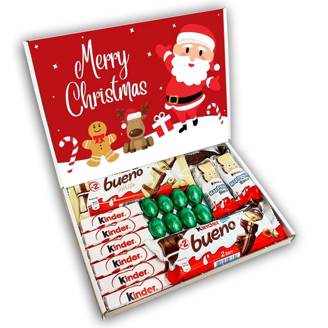 Kinder Present KINDER BUENO MILK Chocolate Christmas Gift Box Hamper Kinder Christmas ...