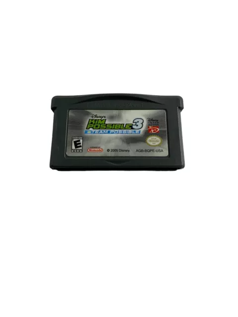 Kim Possible 3: Team Possible (Nintendo Game Boy Advance, 2005) Cartridge ONLY