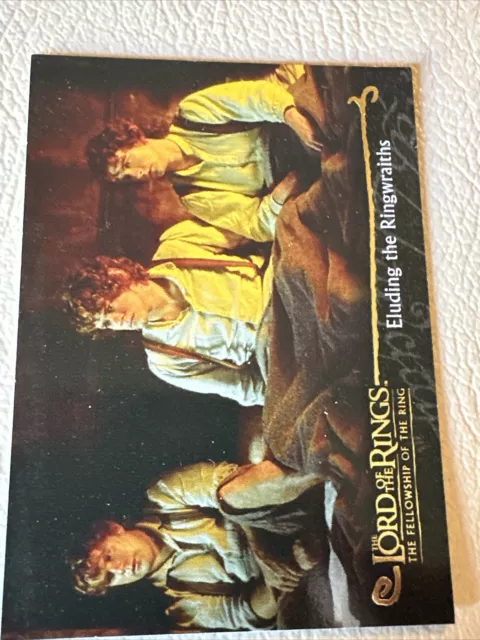 LOTR Fellowship Of The Ring #41 Eluding The Ringwraiths Trading Card Topps 2001