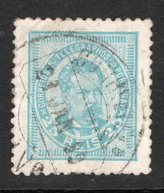 Portugal 1882 1887 King Luis 25r blue Used