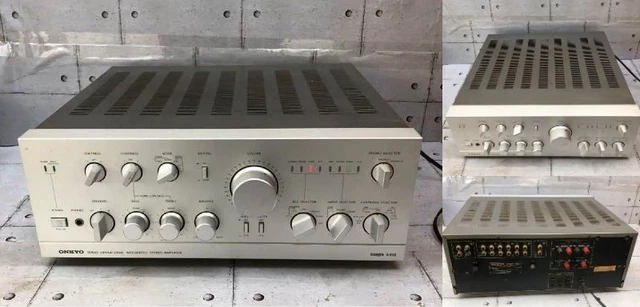 Amplificateur stéréo intégré Onkyo modèle A-8150 avec 2 fils