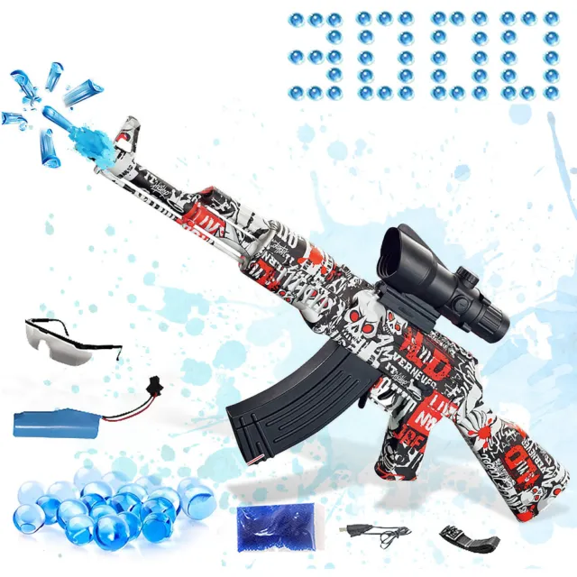 Electric Gel Ball Blaster Eco-Friendly Gel Water Bead Blaster Gun Toy For Boys ~