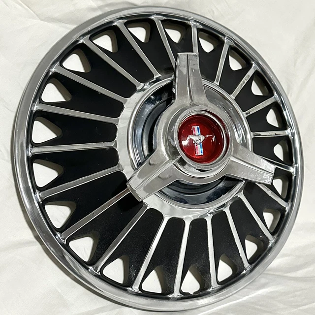 ULTRA RARE 1967 Ford Mustang Recall Spinner Hubcap Wheel Cover Hub Cap