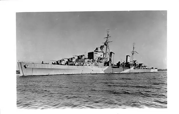 British Royal Navy Battleship HMS Dido SHIPPING NAVAL OLD PHOTO