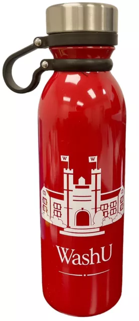 H2go Concord Red WashU Water Bottle Brand New