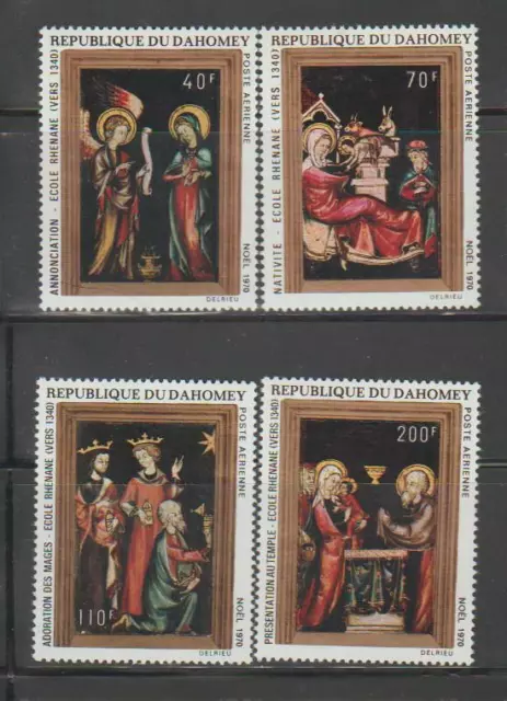 Dahomey  Stamps 1970 Paintings Christmas Mnh - Misc510