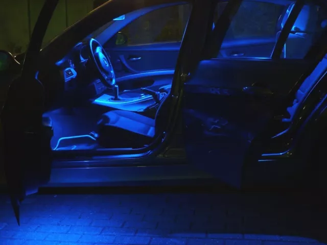 13x Innenraumbeleuchtung blau für BMW 3er  (E90, E92) 2005 bis 2015 2