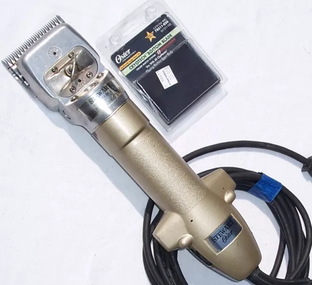 REFURBISHED Clipmaster Vari Speed Clipper USA Oster NEW BLADE Horse Cow Goat EXC