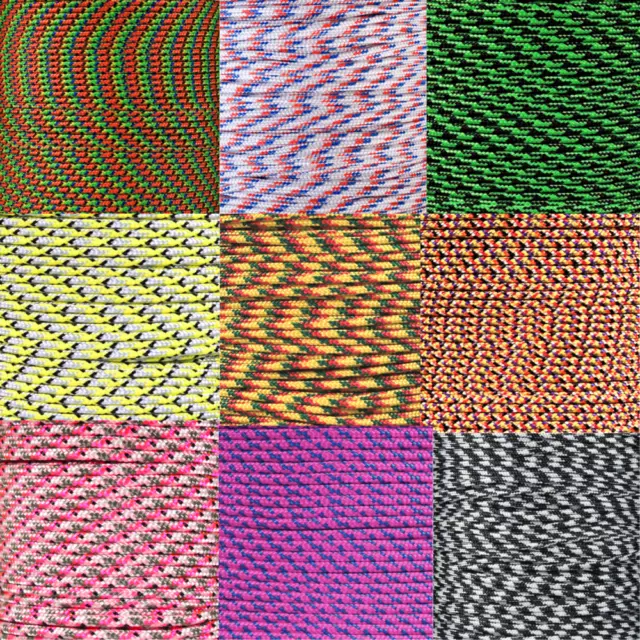 Paracord Planet | 425 Type II Paracord | 50 foot hank | 11 Colors and Styles |