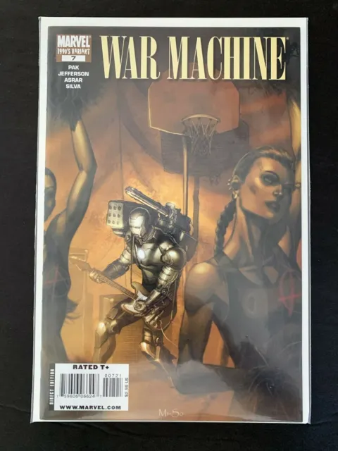War Machine (2Nd Series) #7B Marvel Comics 2009 Vf+ Mattina Variant Cover