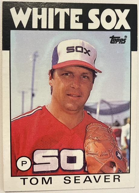 1986 TOPPS Set Break-TOM SEAVER Baseball Card#390 White Sox MINT 1986 TOPPS Set Break-TOM SEAVER Baseball Card#390 White Sox MINT