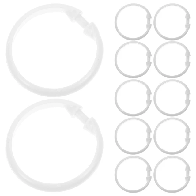 12 pz appendiabiti in plastica tenda doccia decorativa