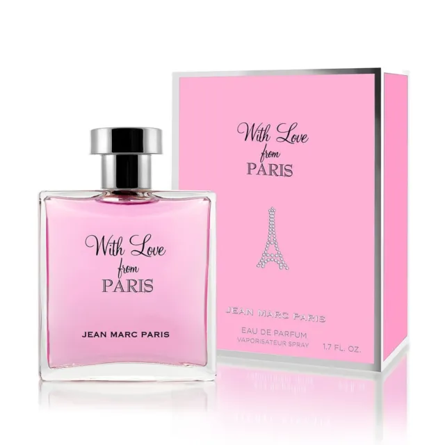 Jean Marc Paris With Love From Paris Eau de Parfum Spray 1.7 oz Brand New in Box