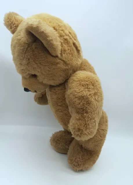 Vintage Tebro Teddy Bear Jointed 15" Plush Soft Toy Rare Made in GDR 3