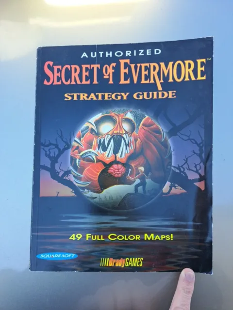 Secret of Evermore Strategy Guide Authorized 1st Print Super Nintendo SNES