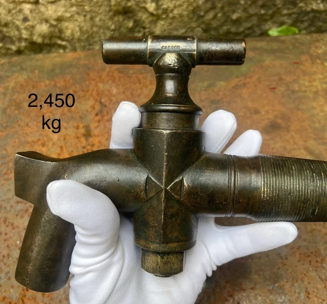 Vieux Robinet En Bronze D'Odessa - Tête De Cheval Antique - Pièce De Collection