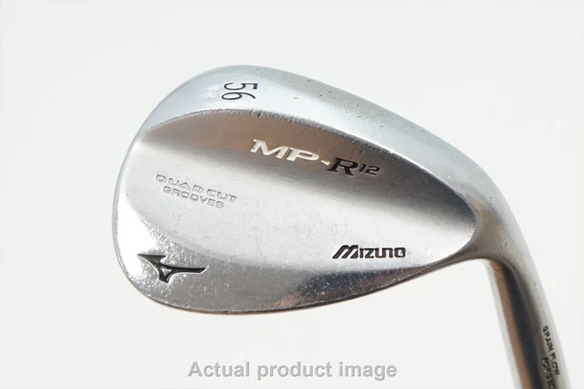 Mizuno Mp R-12 White Satin Wedge 56°-13 Wedge Dg Spinner Stl 962686 Good