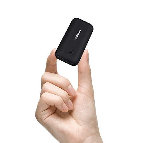 Batterie Externe 10000mAh Mini,hganus Power Bank Chargeur Portable avec Micro+Ty