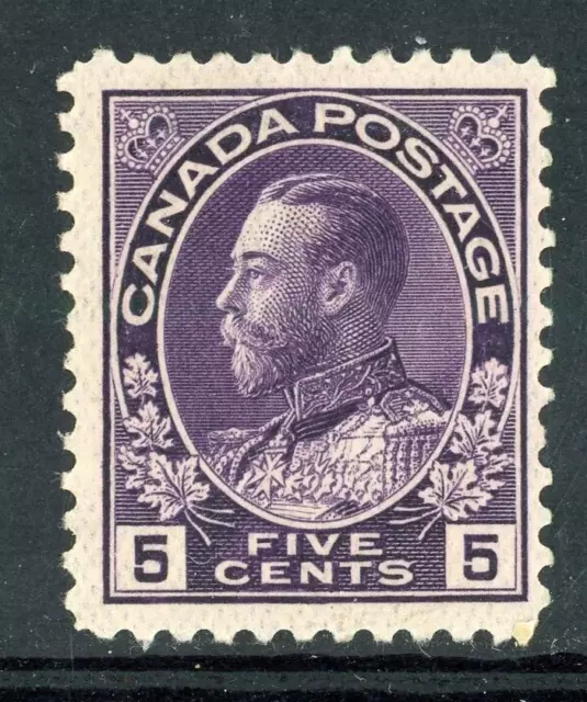 Canada 1924 Mint #112 Wet Printing Thin Paper King George Admiral !! Dd95