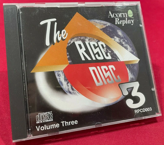 LE RISC DISQUE Volume 3 CD ROM Pour Acorn Risc PC Ordinateurs RPCD003 ...