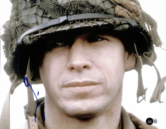 Donnie Wahlberg as Carwood Lipton in Band of Brothers Signed 11x14 Photo BAS
