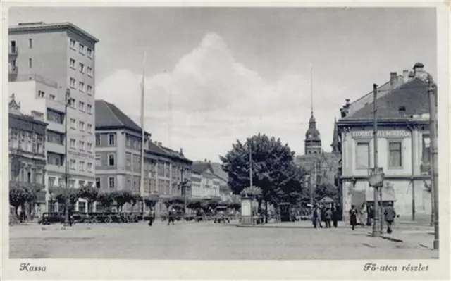 55120427 - Kassa Kassa (Slowakei) Leporello Strassenpartie, Handlung I- Kaschau