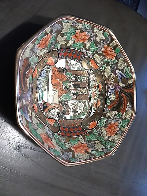 Vintage Chinese Porcelain Figural Bowl