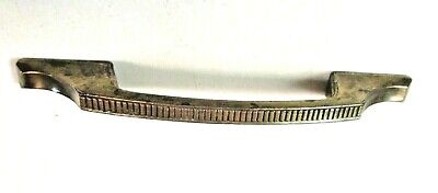 Amerock 368 Ribbed 1940s Drawer Pull Handle Dark Aged Brass 3" Centers 1 Vtg MCM