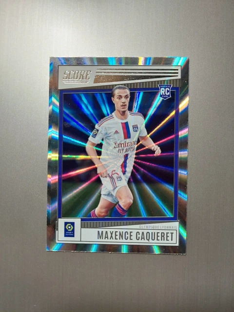 Carte laser Panini Score 2023 Maxence Caqueret