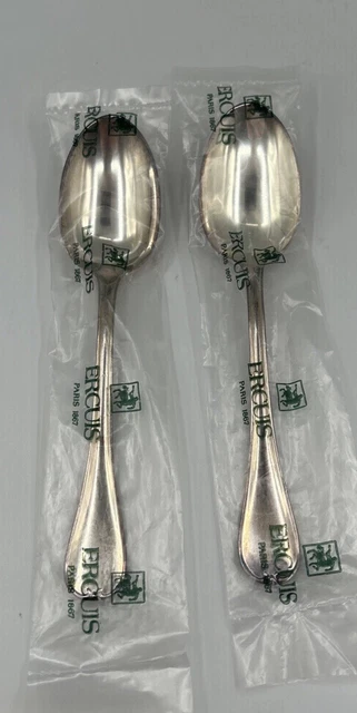 Lot De 8 Cuillères à Café Ercuis Pompadour - Décor Fleurs Marguerites (Occasion)