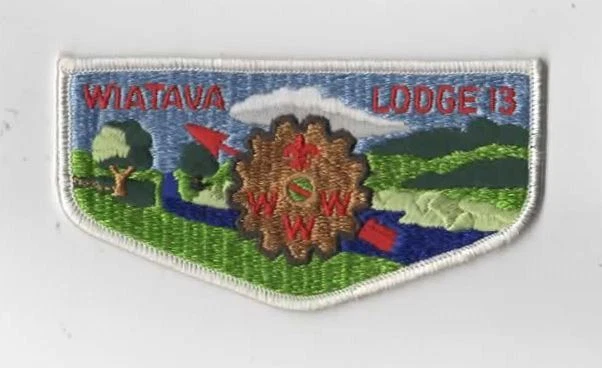 OA Wiatava Lodge 13 Flap WHT Bdr. Orange County Council 39 Costa Mesa, CA [KY-48