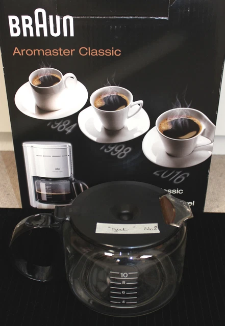 1x Kaffeekanne der Kaffeemaschine Braun Aromaster classic KF 47/1 gut erhalten 2