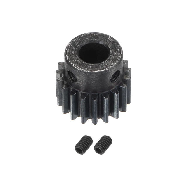 1Mod 19T Pinion Gear 8mm Bore Hardened Steel Motor Rack Spur Gear with Step