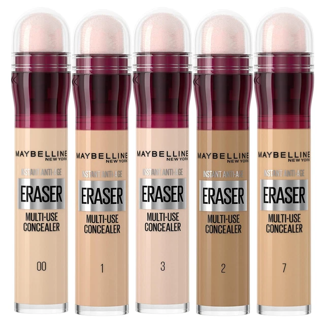 MAYBELLINE CONCEALER INSTANT AntiAge Eraser Eye, NEW PACKAGE 6.8ml £5.